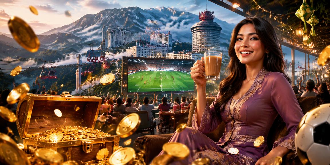 Pemain Malaysia log masuk ke akaun kdh200 untuk menikmati taruhan sukan di Genting Highlands